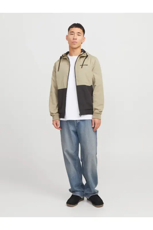 JACK & JONES 12200208 ERKAK KAPÜSHONLI MAVSUMIY MONT-Coriander - 4