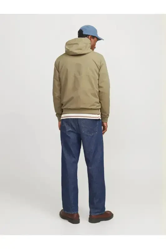 JACK & JONES 12200208 ERKAK KAPÜŞONLİ MEVSİMLİK MONT-Crockery - 4