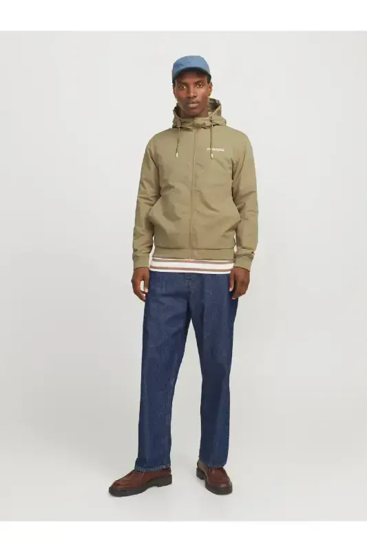 JACK & JONES 12200208 ERKAK KAPÜŞONLİ MEVSİMLİK MONT-Crockery - 5