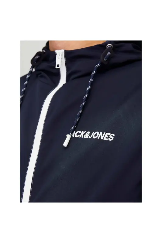 JACK & JONES 12200208 ERKAK KAPÜŞONLU MEVSIMLIK MONT-Sky Captain - 5