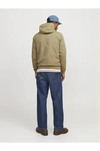 JACK & JONES 12200208 MEN'S HOODED SEASONAL JACKET-Crockery - 4