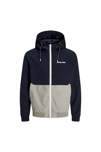 JACK & JONES 12200208 ERKEK KAPÜŞONLU MEVSİMLİK MONT-Sky Captain - 7