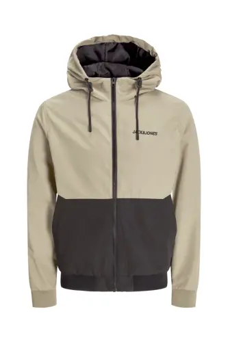 JACK & JONES 12200208 МУЖСКАЯ КУРТКА-ВЕТРОВКА С КАПЮШОНОМ-Coriander - 3