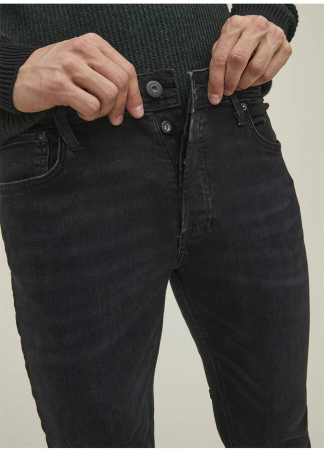 Jack & Jones 12202099_JJITIM JJORIGINAL CJ 789 N Siyah Erkek Normal Bel Slim Straight Denim Pantolon - 10