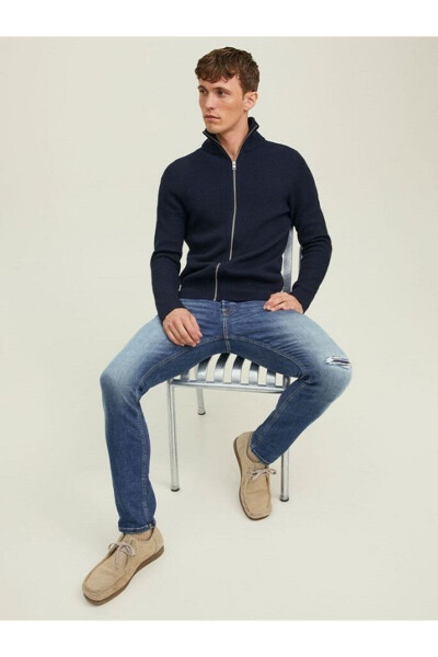 Jack & Jones 12213182 Yamalı Jean Pantolon - 3