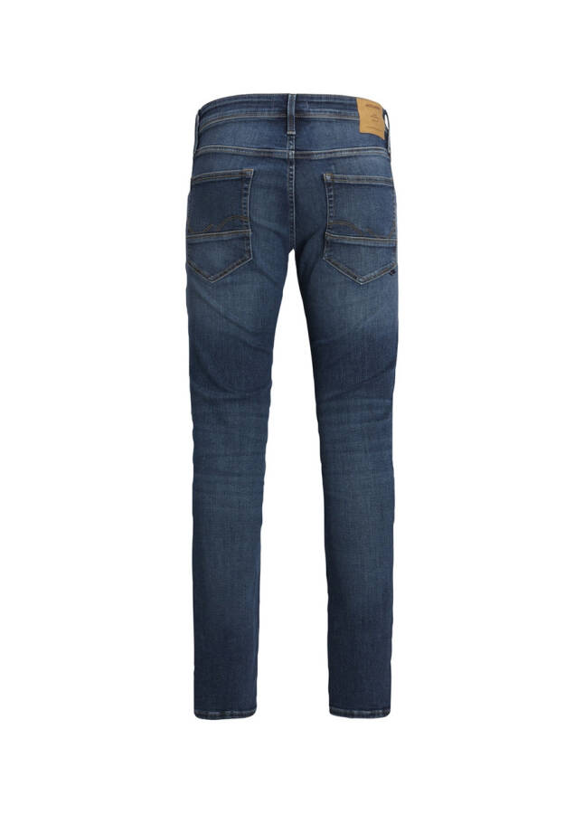 Jack & Jones 12223628_JJIGLENN JJIFOX JOS 547 50 Ko'k rangli erkaklar uchun past bel slim fit jinsi shimlari - 12