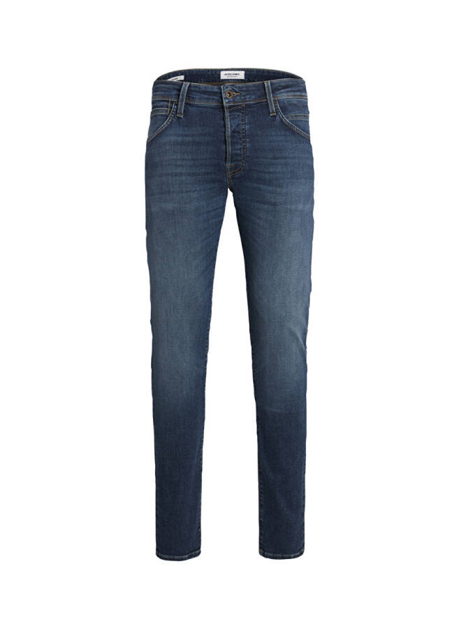 Jack & Jones 12223628_JJIGLENN JJIFOX JOS 547 50 Lacivert Erkek Düşük Bel Slim Fit Denim Pantolon - 3