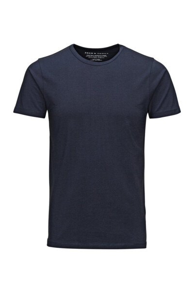 Jack Jones Basıc O-neck Tee S/s Noos Men's Tshırt 12058529 - MAVI - 5