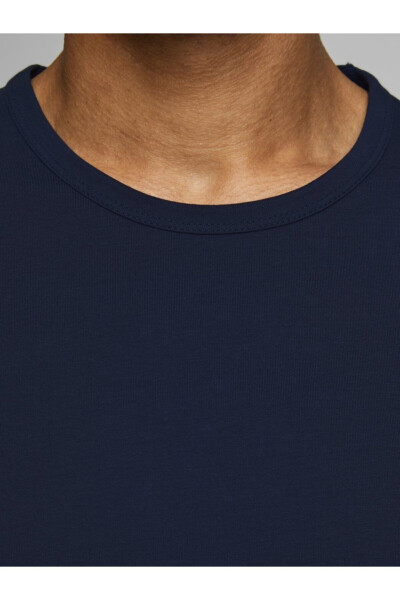 Jack Jones Basıc O-neck Tee S/s Noos Men's Tshırt 12058529 - MAVI - 7