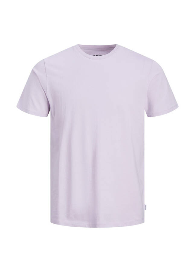 Jack & Jones Bisiklet Yaka Düz Lila Erkek T-Shirt - 10