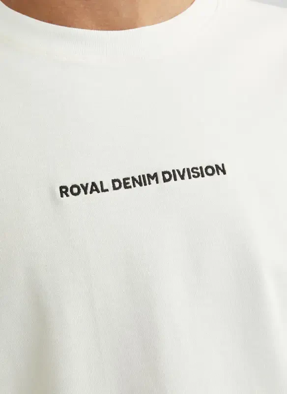 Jack & Jones Yuvarlak Yaka Kırık Beyaz Erkek T-Shirt RDDODIS TEE S/S CREW NECK SN - 8