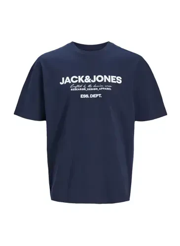 Jack & Jones Bisiklet Yaka Lacivert Erkek T-Shirt JJGALE TEE SS O-NECK LN - 4