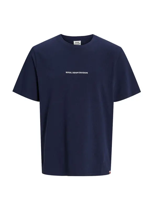 Jack & Jones Yuvarlak Yaka Lacivert Erkek T-Shirt RDDODIS TEE S/S CREW NECK SN - 3