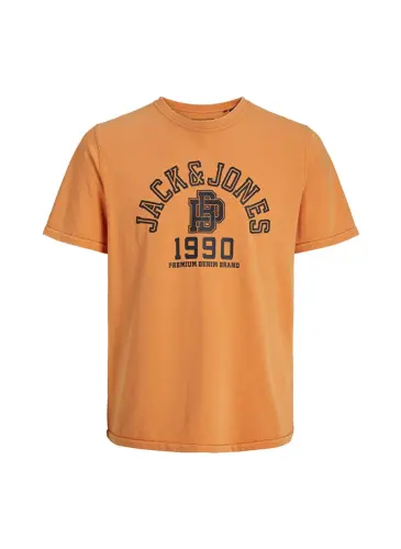 Jack & Jones Bisiklet Yaka Turuncu Erkek T-Shirt JPRBLUSEBASTIAN SS TEE - 1