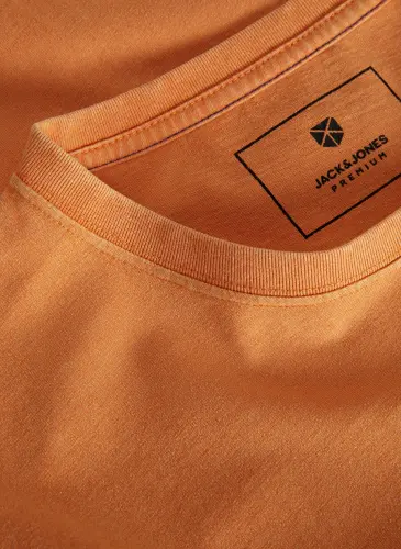 Jack & Jones Bisiklet Yaka Turuncu Erkek T-Shirt JPRBLUSEBASTIAN SS TEE - 3