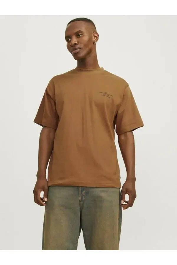 Jack Jones Blachad Brand Erkaklar uchun futbolkasi 12259357 - 2