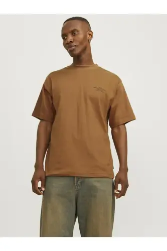 Jack Jones Blachad Brand Erkaklar uchun futbolkasi 12259357 - 2