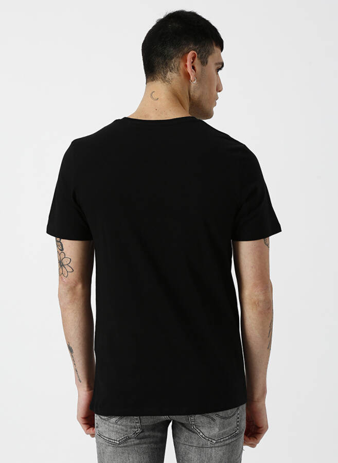 Jack & Jones Black Men's T-Shirt 12151955 - 4