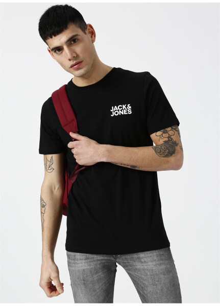 Jack & Jones Black Men's T-Shirt 12151955 - 5