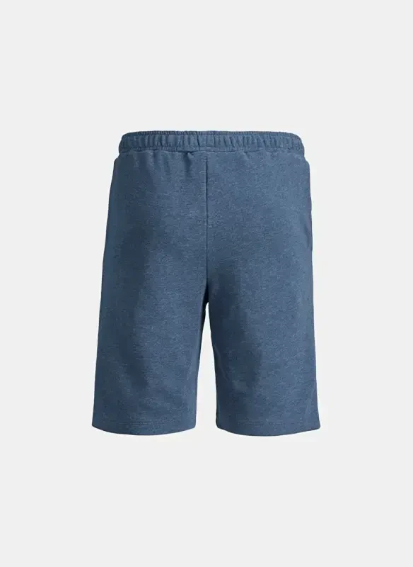 Jack & Jones Bog'lamli Bel Normal Ko'k Erkak Short JPSTLOGO SWEAT SHORTS 2 COL SN GMS - 3