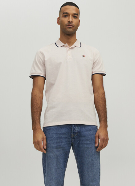 Jack & Jones Düz Ekru Polo Yaka Erkek T-Shirt - 4