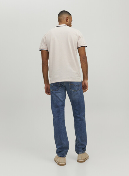 Jack & Jones Düz Ekru Polo Yaka Erkek T-Shirt - 7