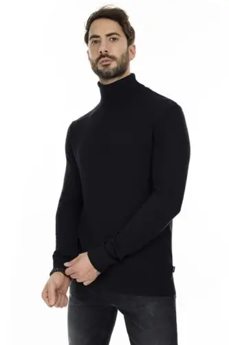 Jack Jones Emıl Erkak Kazak 12157417-Siyah - 3