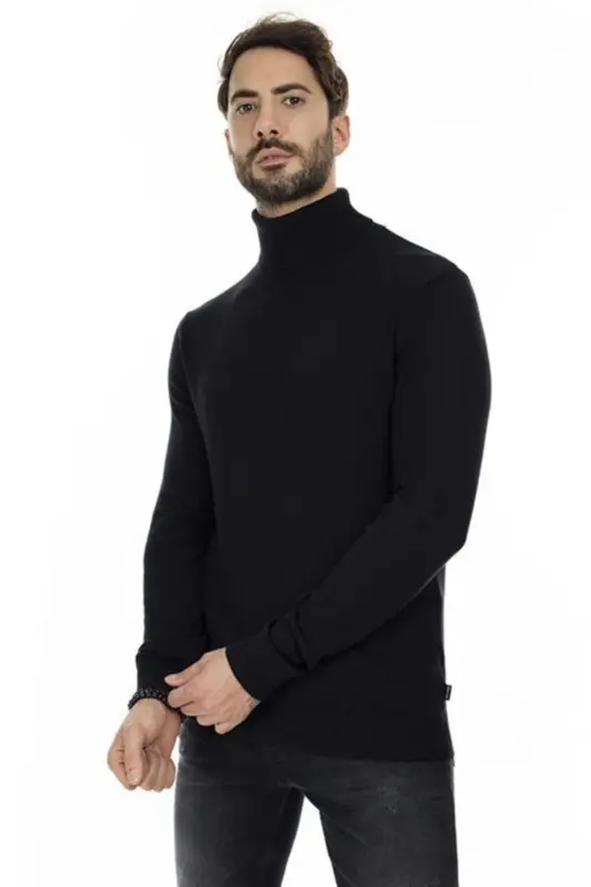 Jack Jones Emıl Erkak Kazak 12157417-Siyah - 3