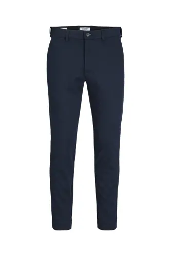 JACK JONES Erkak Chino Shim 12237523-Navy Blazer - 8