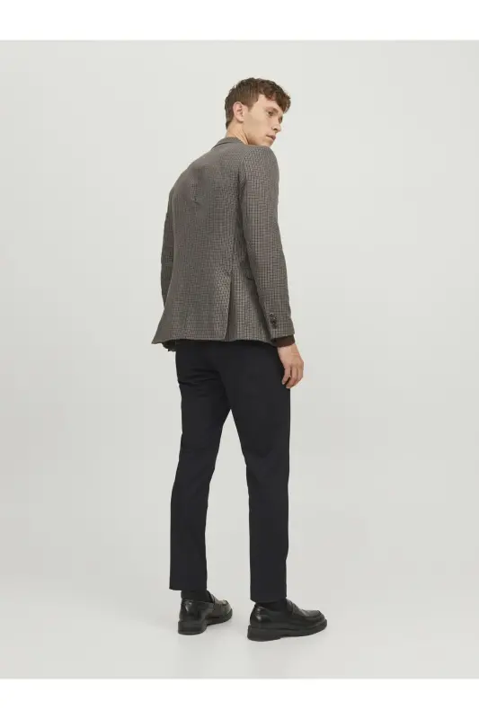 JACK JONES Erkak Chino Shim 12237523-Qora - 2