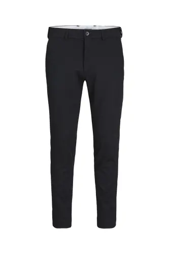 JACK JONES Erkak Chino Shim 12237523-Qora - 6