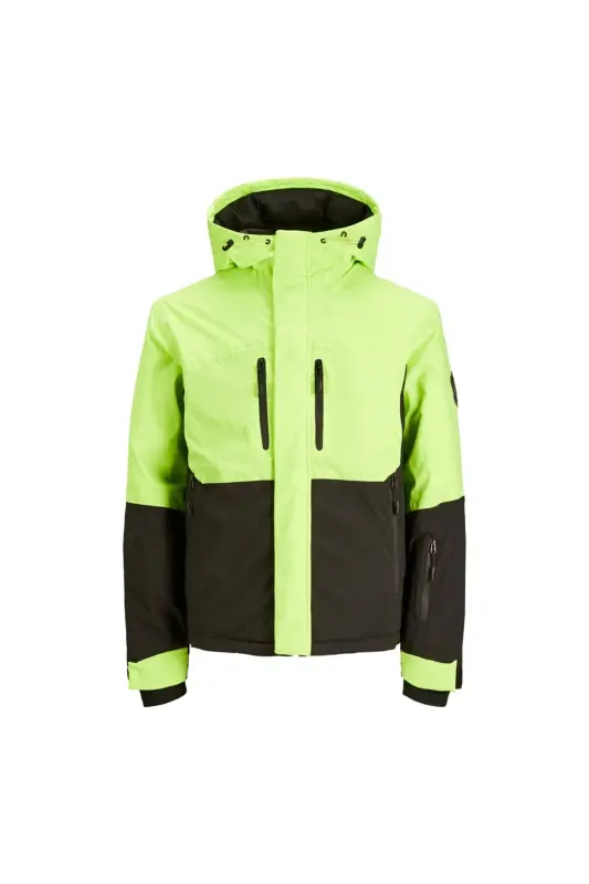 JACK JONES Erkak Softshell Shamol o'tkazmaydigan Mont 12241637-A.YASHIL - 1
