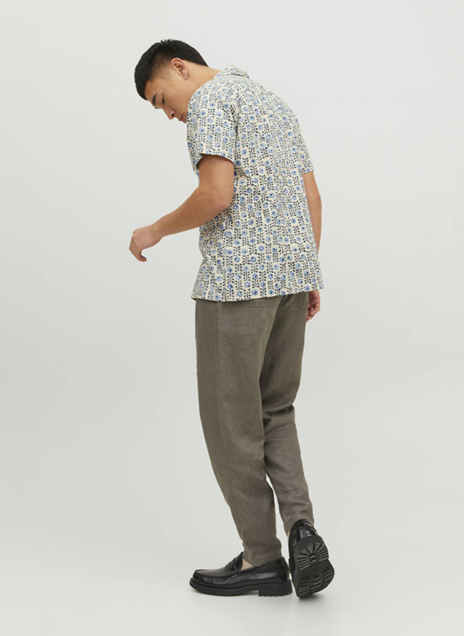 Jack & Jones Erkaklar Ko'ylak, Movi Naqshli, 12234367_JPRBLULANDON PRINT RESORT - 7