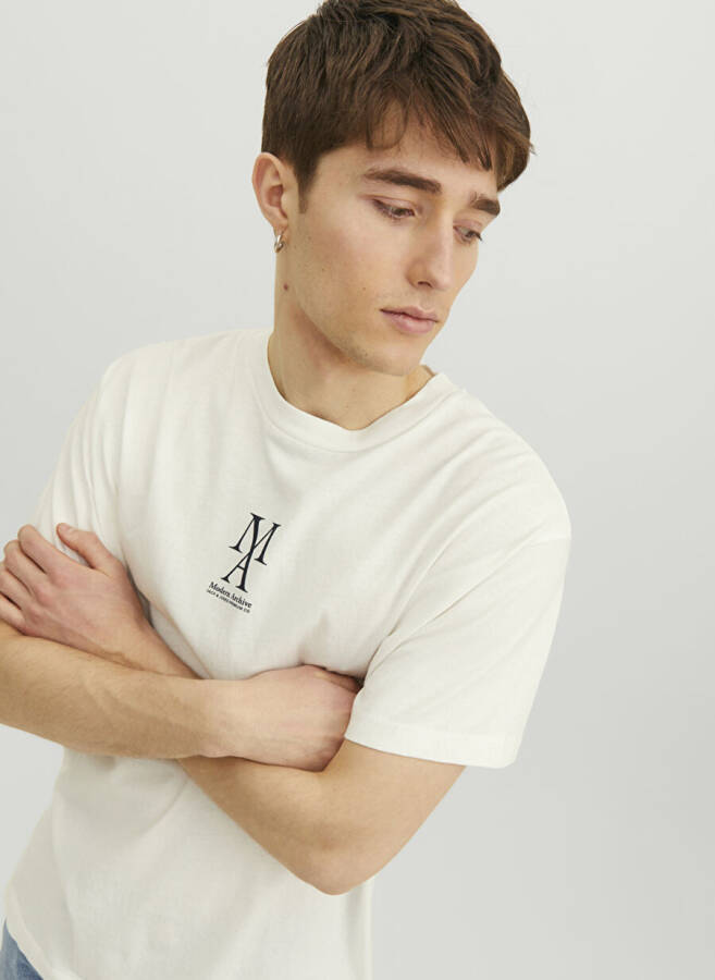 Jack & Jones Erkaklar Oq T-Shirt - 7