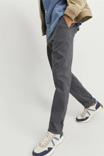 JACK JONES Erkaklar uchun tor kesilgan chino shimlari - 5