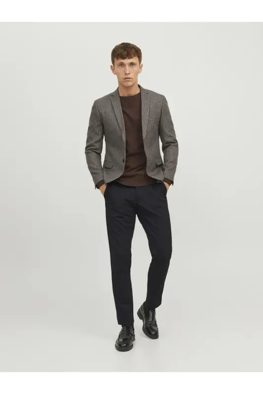 JACK JONES Erkek Chino Pantolon 12237523-Black - JACK & JONES