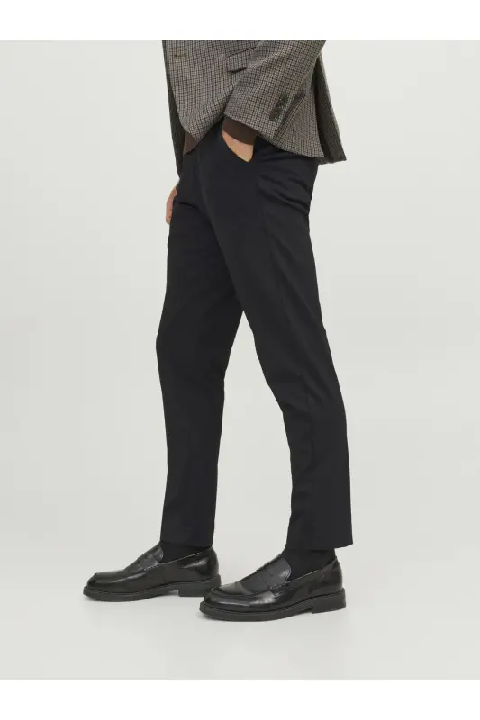 JACK JONES Erkek Chino Pantolon 12237523-Black - 5