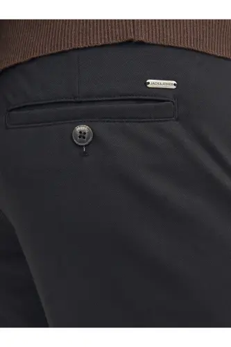 JACK JONES Erkek Chino Pantolon 12237523-Black - 8