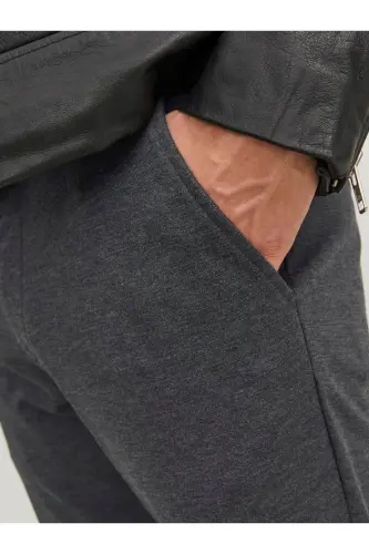 JACK JONES Erkek Chino Pantolon 12237523-Dark Grey Melange - 5