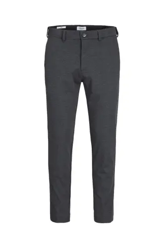 JACK JONES Erkek Chino Pantolon 12237523-Dark Grey Melange - 7
