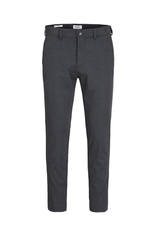 JACK JONES Erkek Chino Pantolon 12237523-Dark Grey Melange - 7