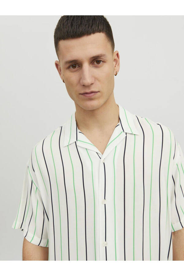 Jack Jones Erkek Kısa Kollu Desenli Gömlek 12233537 - 7