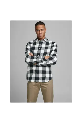Jack Jones Gingham Erkaklar Ko'ylagi - 1
