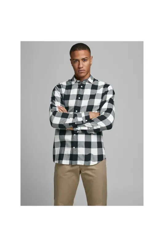 Jack Jones Gingham Men's Shirt - 1