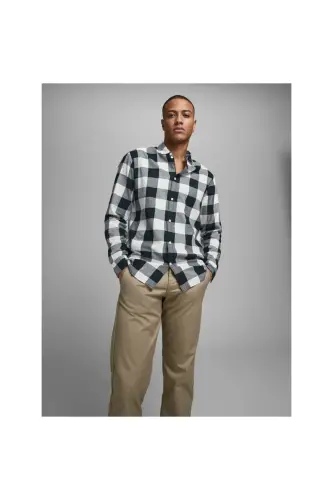 Jack Jones Gingham Men's Shirt - 3