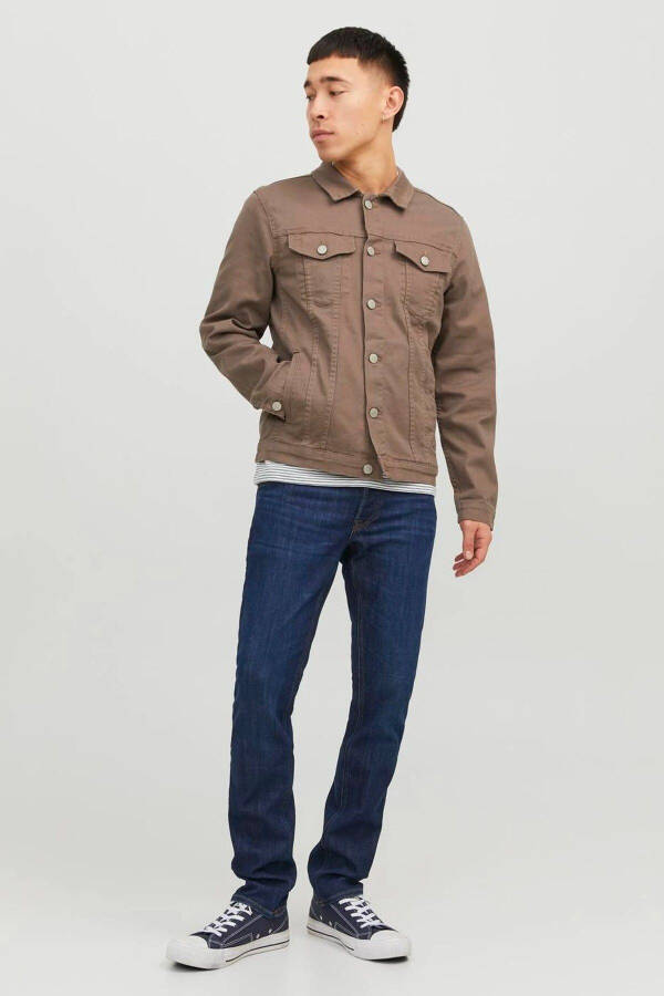 JACK JONES Glenn Model Erkek Dar Kesim Kot Pantolon - 3