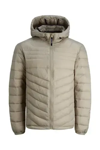 Jack Jones Hero Puffer Hood Noos Erkek Bej2 Mont 12211785-69-Bej2 - 7