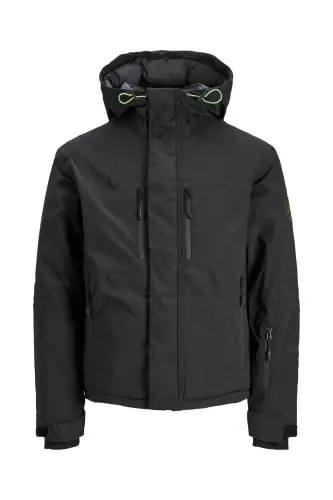 Jack Jones Jcoalpıne Jacket Erkek Siyah5 Mont 12241637 - Siyah5 