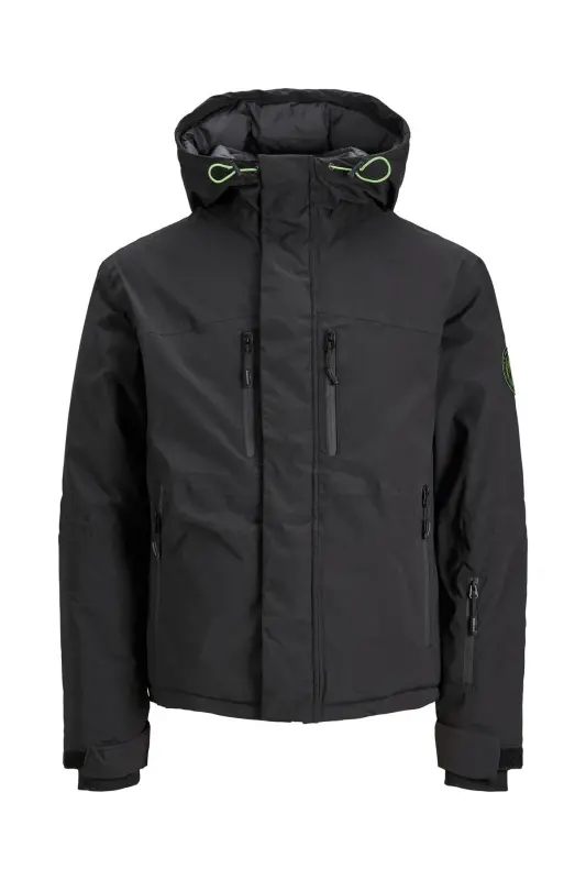 Jack Jones Jcoalpıne Jacket Erkek Siyah5 Mont 12241637-Siyah5 - JACK & JONES
