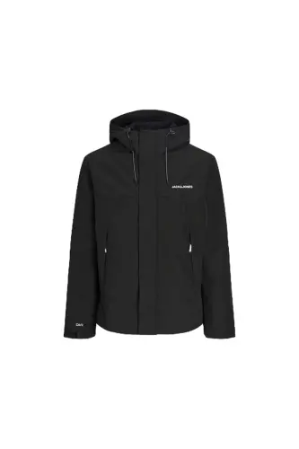 Jack Jones JCOCLUB DULL WINDBREAKER Erkek Outdoor Rüzgarlık 12299822-BLACK Siyah - JJJ-06 - Jack & Jones (1)